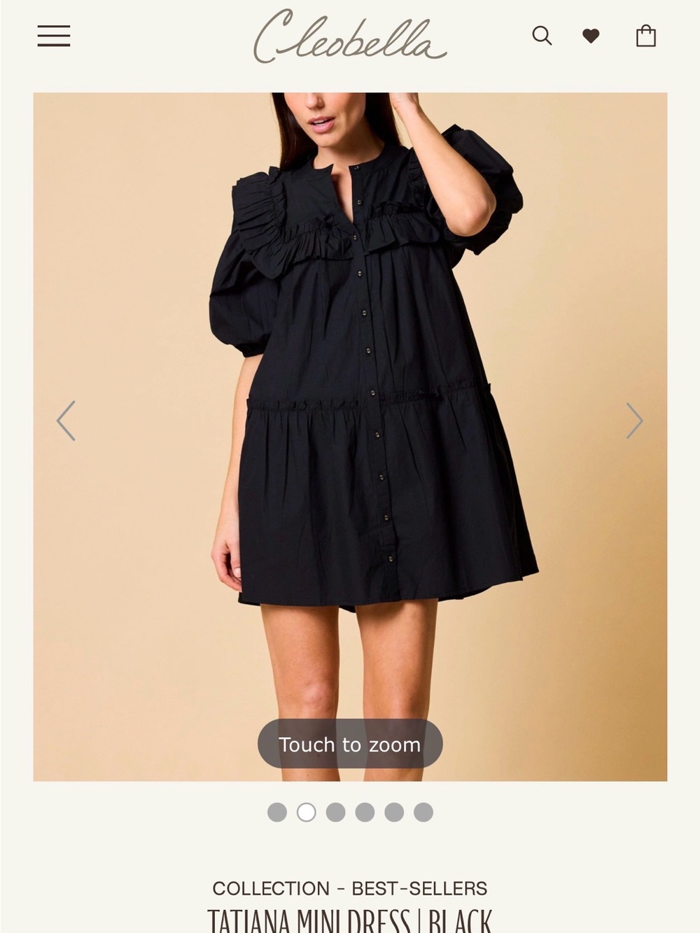 Cleobella Tatiana Tiered Mini Dress